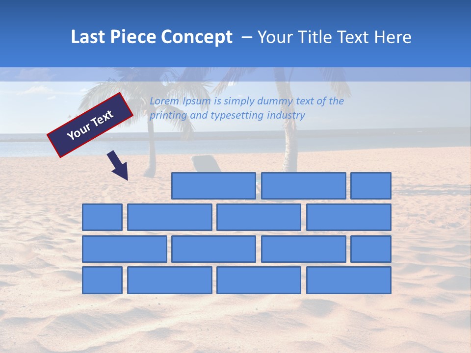 Sunbathing Seascape Ocean PowerPoint Template