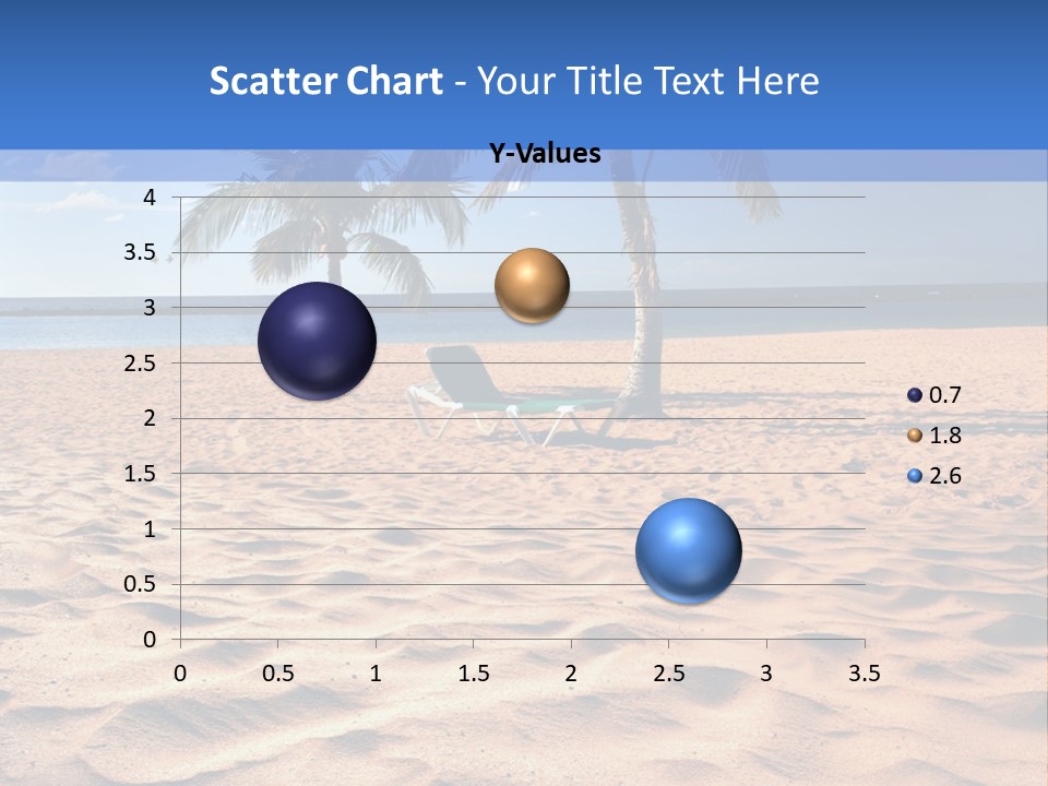 Sunbathing Seascape Ocean PowerPoint Template