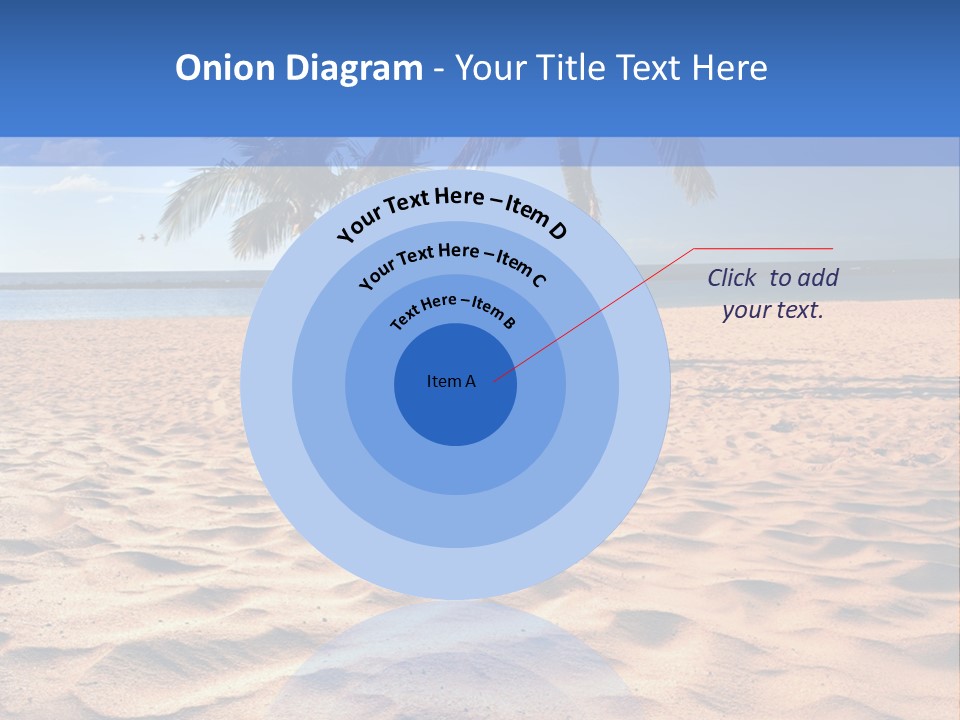 Sunbathing Seascape Ocean PowerPoint Template
