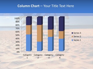 Sunbathing Seascape Ocean PowerPoint Template