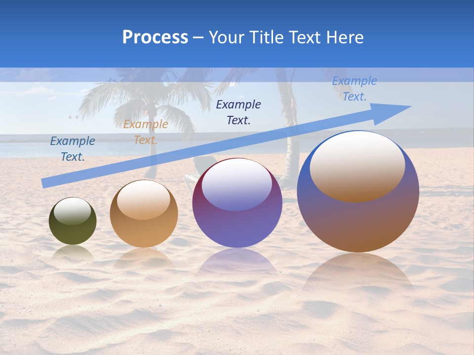 Sunbathing Seascape Ocean PowerPoint Template