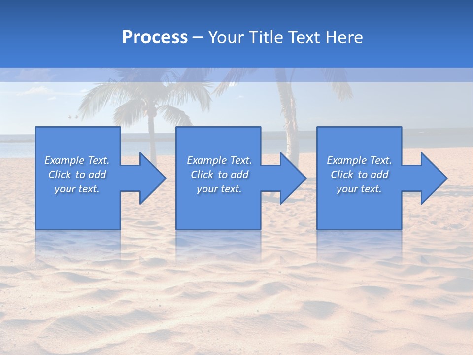 Sunbathing Seascape Ocean PowerPoint Template