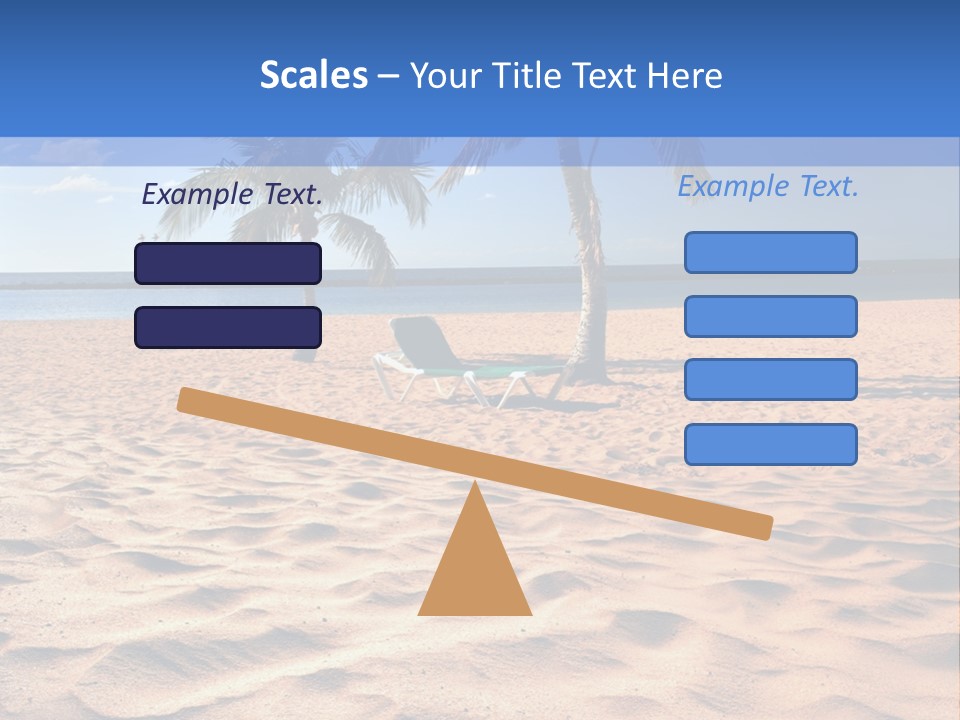 Sunbathing Seascape Ocean PowerPoint Template