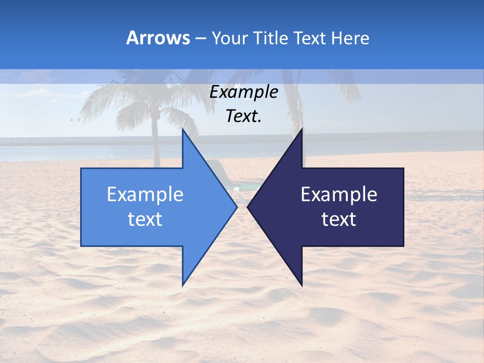 Sunbathing Seascape Ocean PowerPoint Template