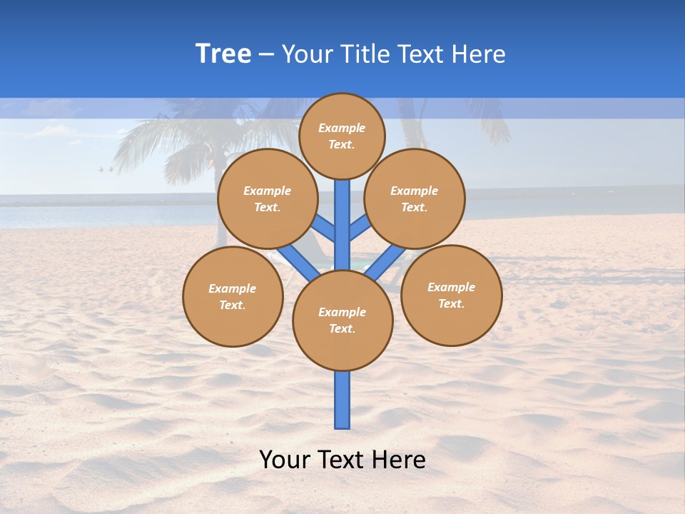 Sunbathing Seascape Ocean PowerPoint Template
