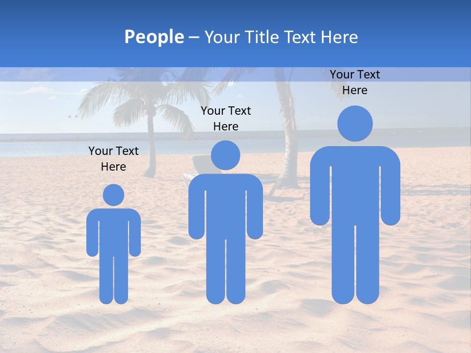 Sunbathing Seascape Ocean PowerPoint Template