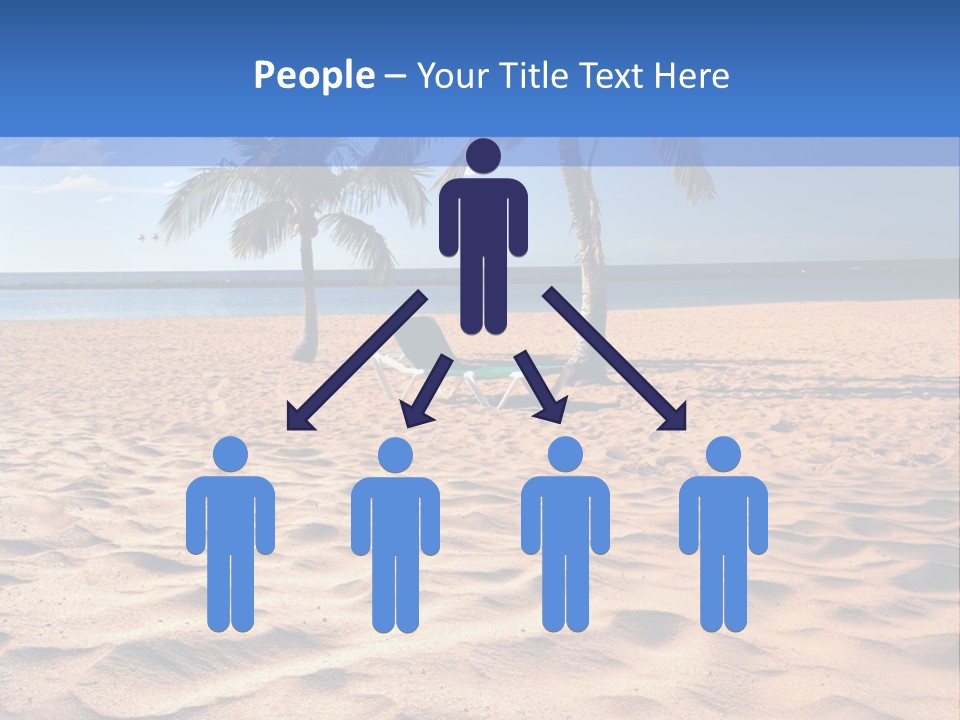 Sunbathing Seascape Ocean PowerPoint Template