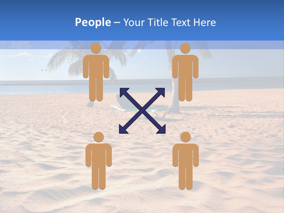 Sunbathing Seascape Ocean PowerPoint Template