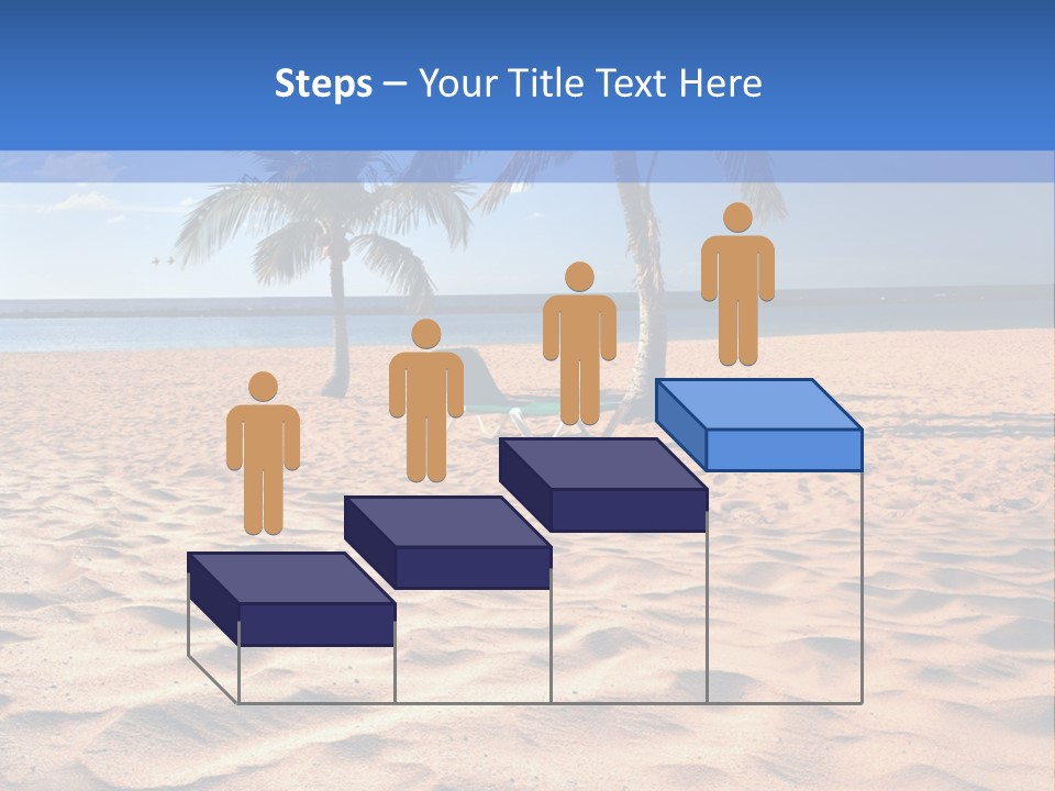 Sunbathing Seascape Ocean PowerPoint Template