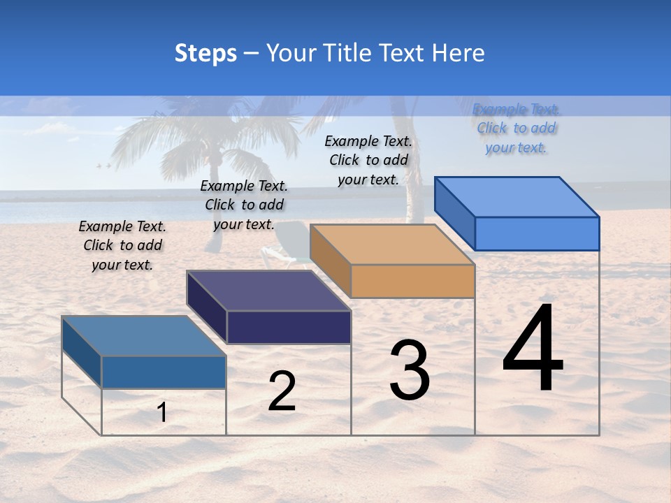 Sunbathing Seascape Ocean PowerPoint Template