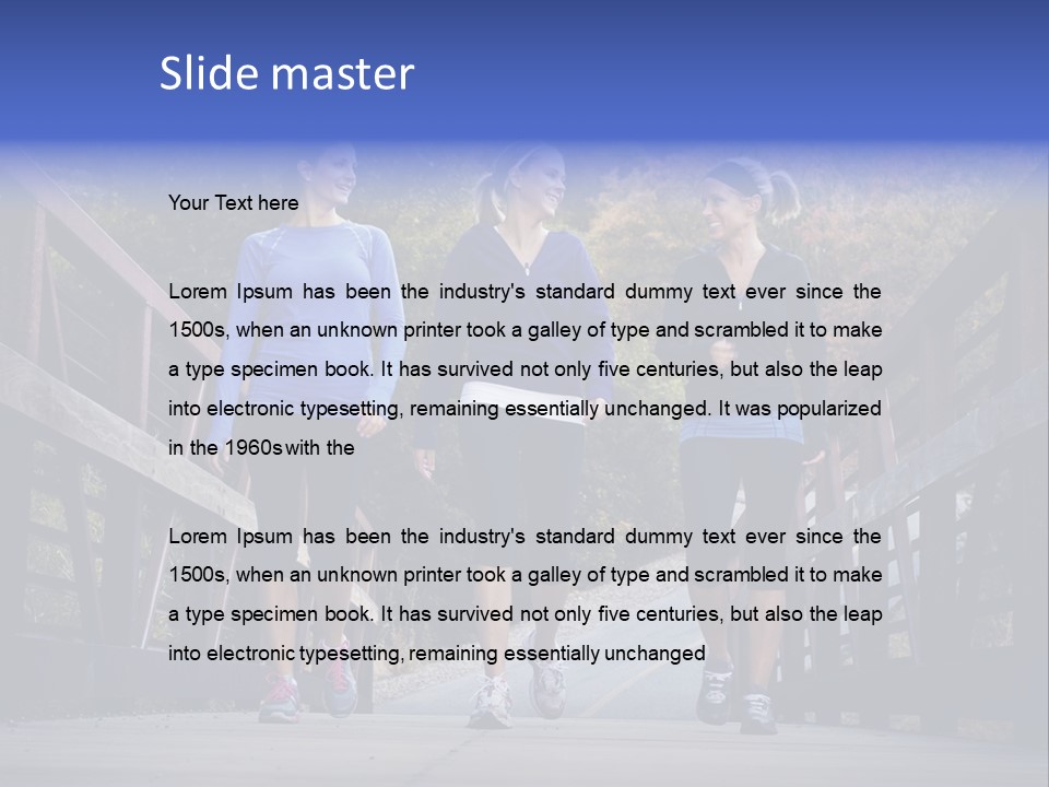 Beautiful Three Friendship PowerPoint Template