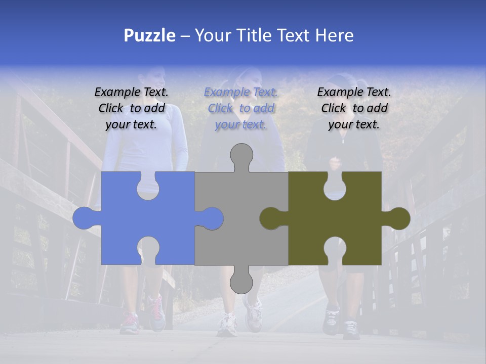 Beautiful Three Friendship PowerPoint Template