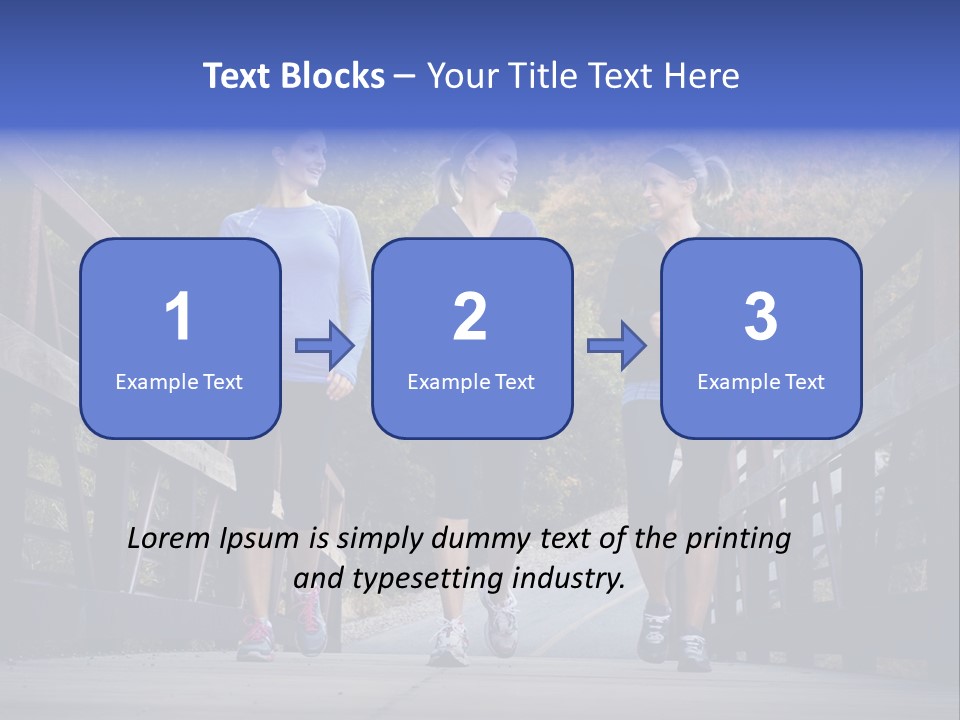 Beautiful Three Friendship PowerPoint Template