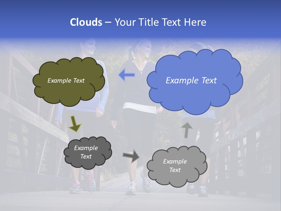 Beautiful Three Friendship PowerPoint Template