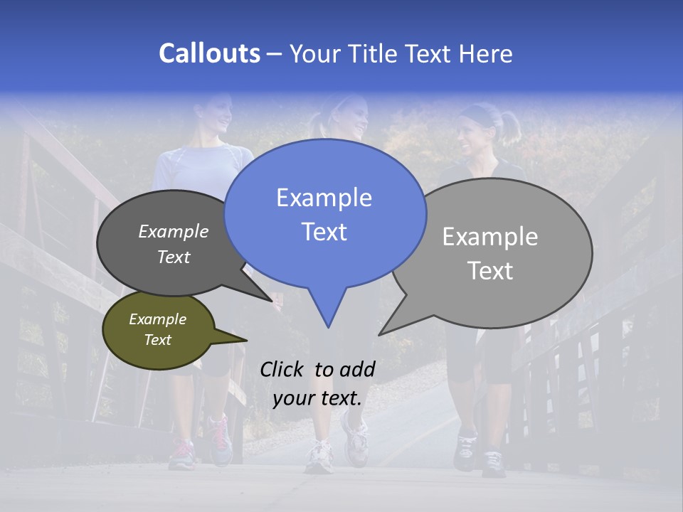 Beautiful Three Friendship PowerPoint Template