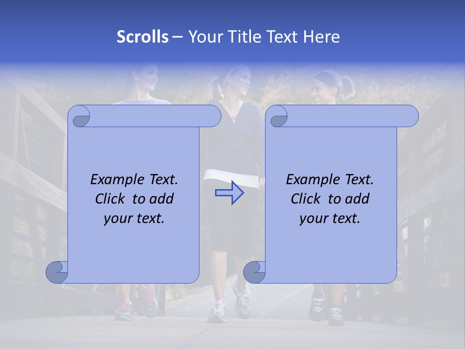 Beautiful Three Friendship PowerPoint Template