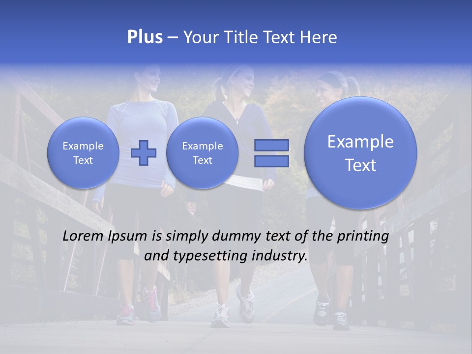 Beautiful Three Friendship PowerPoint Template