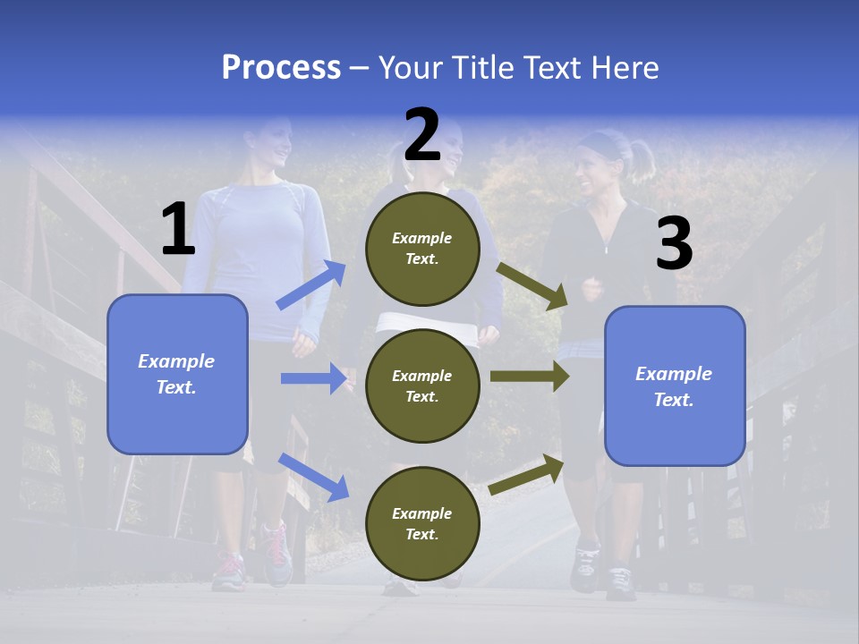 Beautiful Three Friendship PowerPoint Template