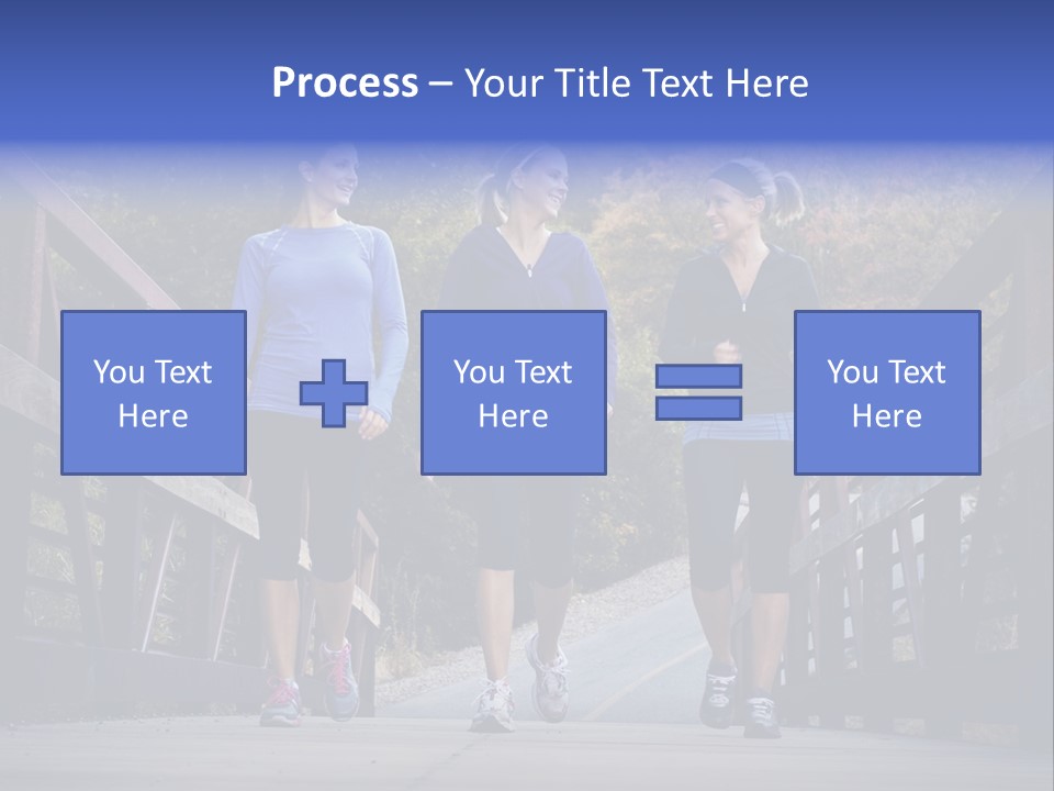 Beautiful Three Friendship PowerPoint Template