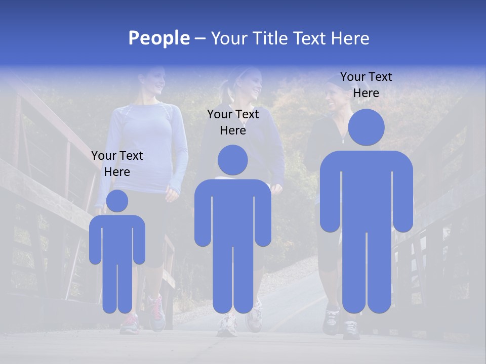 Beautiful Three Friendship PowerPoint Template