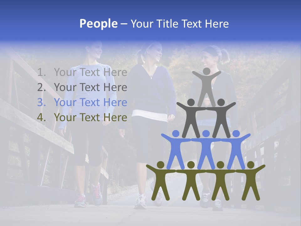 Beautiful Three Friendship PowerPoint Template