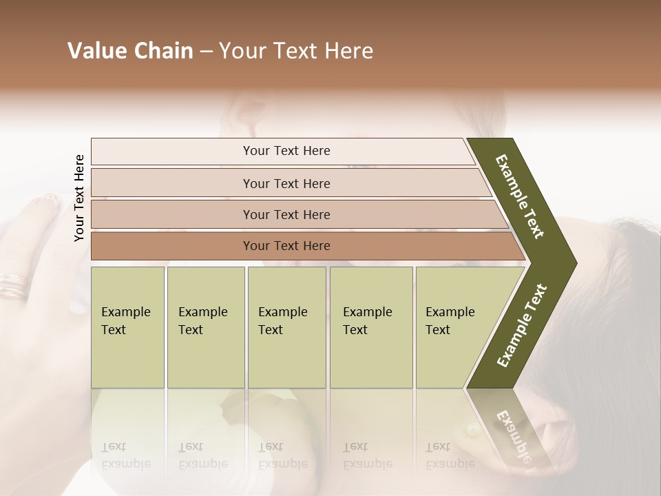 A Woman Holding A Baby In Her Arms PowerPoint Template