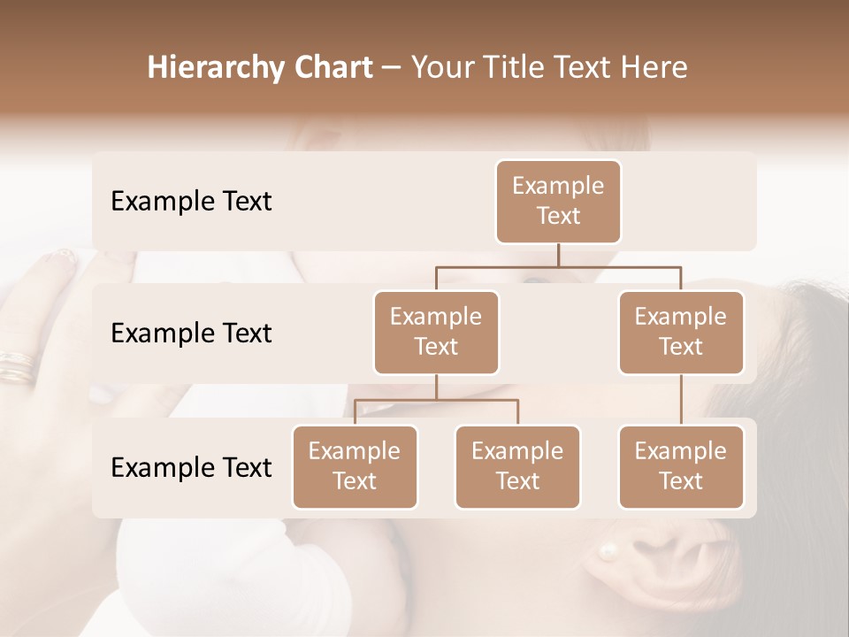 A Woman Holding A Baby In Her Arms PowerPoint Template