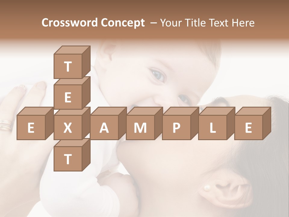 A Woman Holding A Baby In Her Arms PowerPoint Template