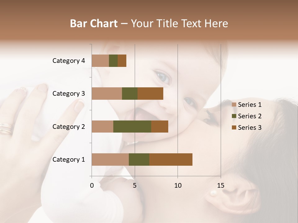 A Woman Holding A Baby In Her Arms PowerPoint Template