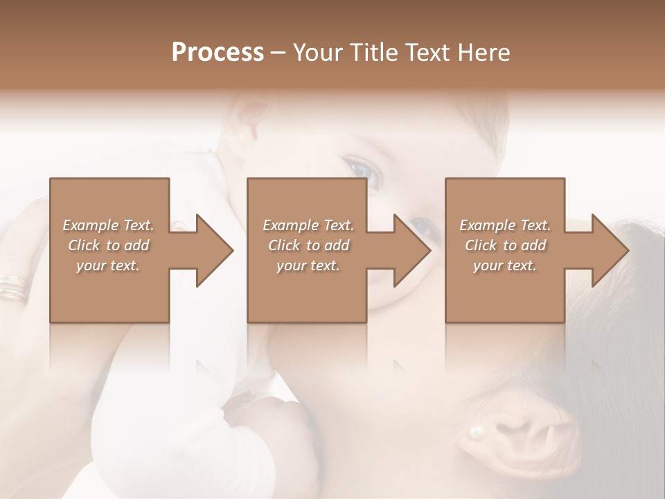 A Woman Holding A Baby In Her Arms PowerPoint Template