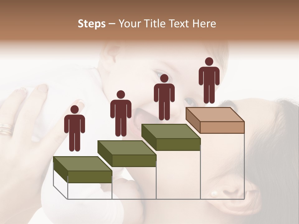 A Woman Holding A Baby In Her Arms PowerPoint Template