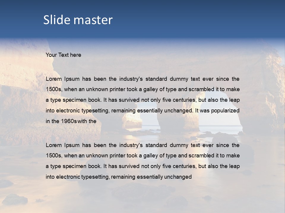 Relaxing Resort Dream PowerPoint Template