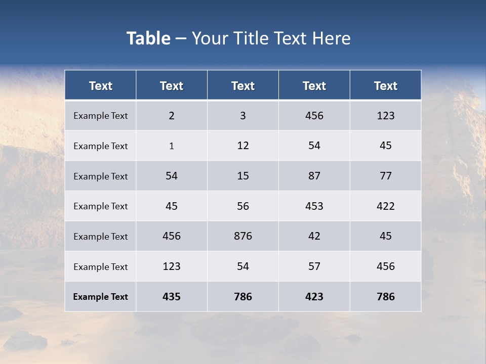 Relaxing Resort Dream PowerPoint Template