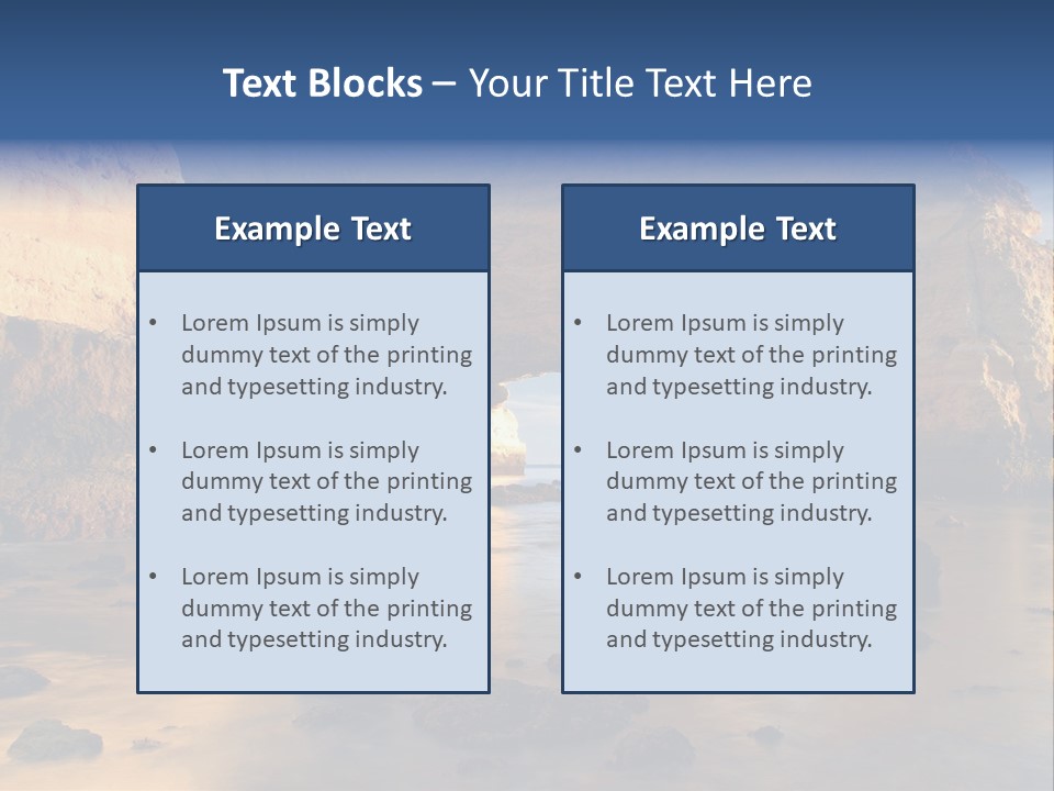 Relaxing Resort Dream PowerPoint Template