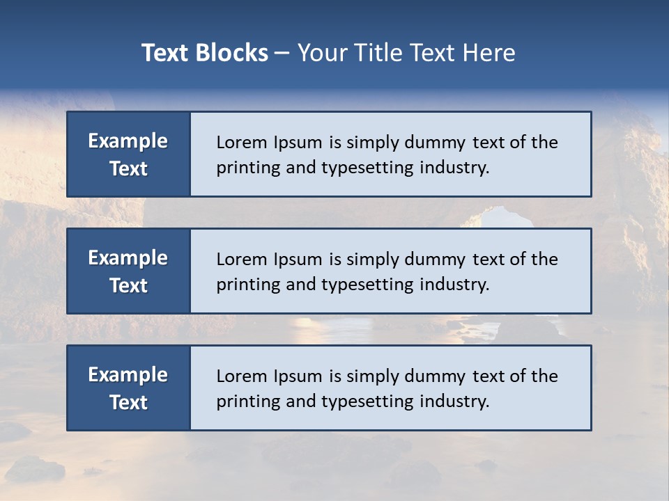 Relaxing Resort Dream PowerPoint Template