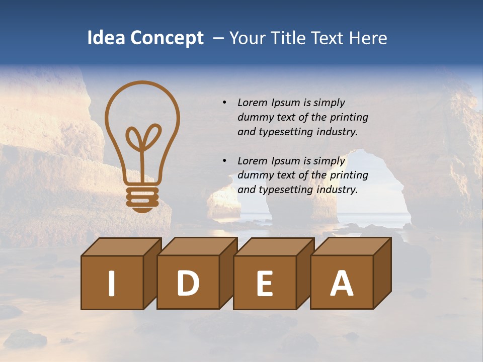 Relaxing Resort Dream PowerPoint Template