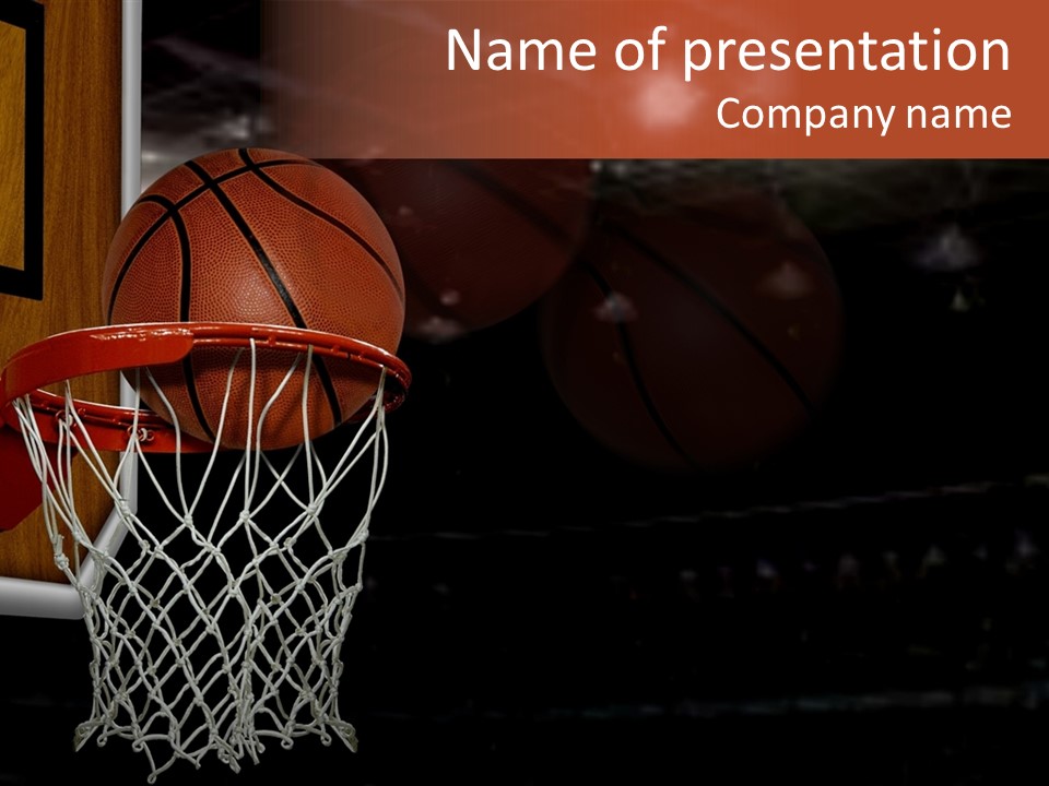 Basketball Arena Nba PowerPoint Template