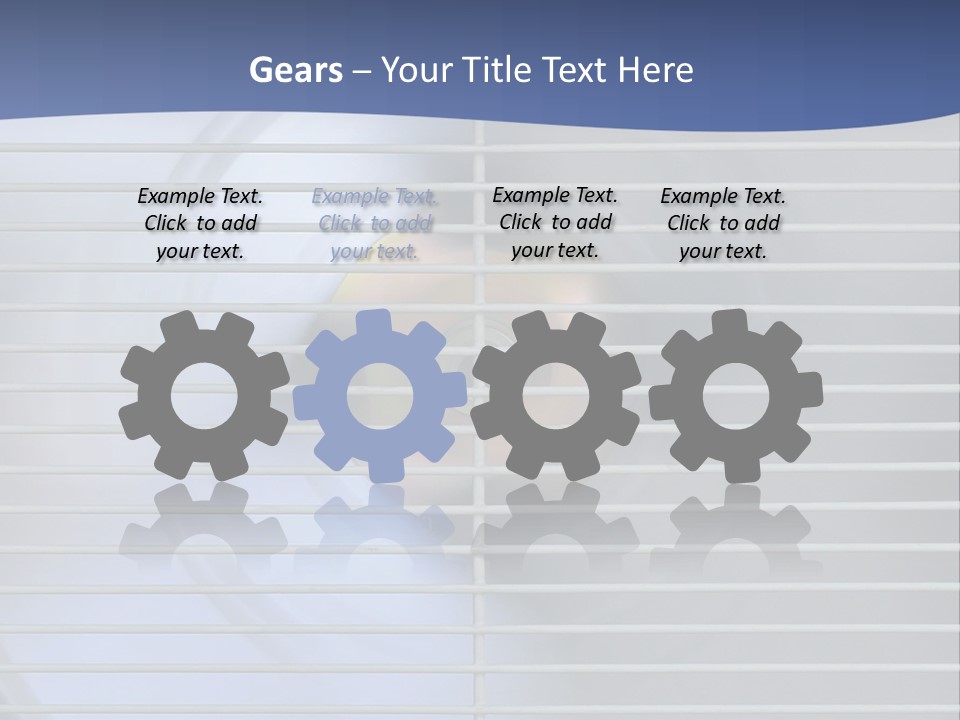 Cooling Electric Motor PowerPoint Template
