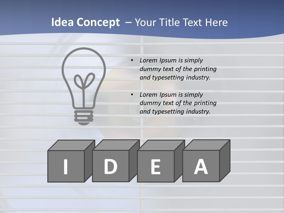 Cooling Electric Motor PowerPoint Template