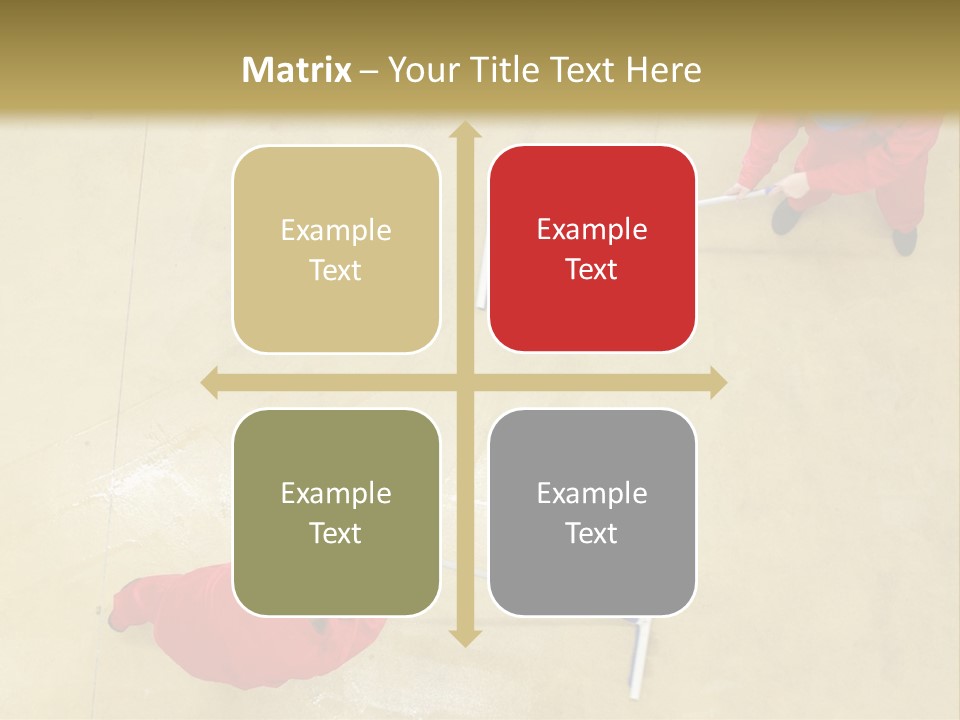 Together Wet Floor PowerPoint Template