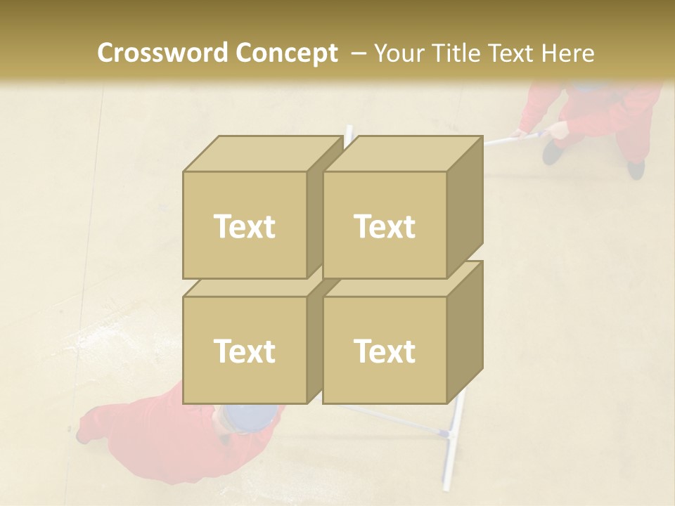 Together Wet Floor PowerPoint Template
