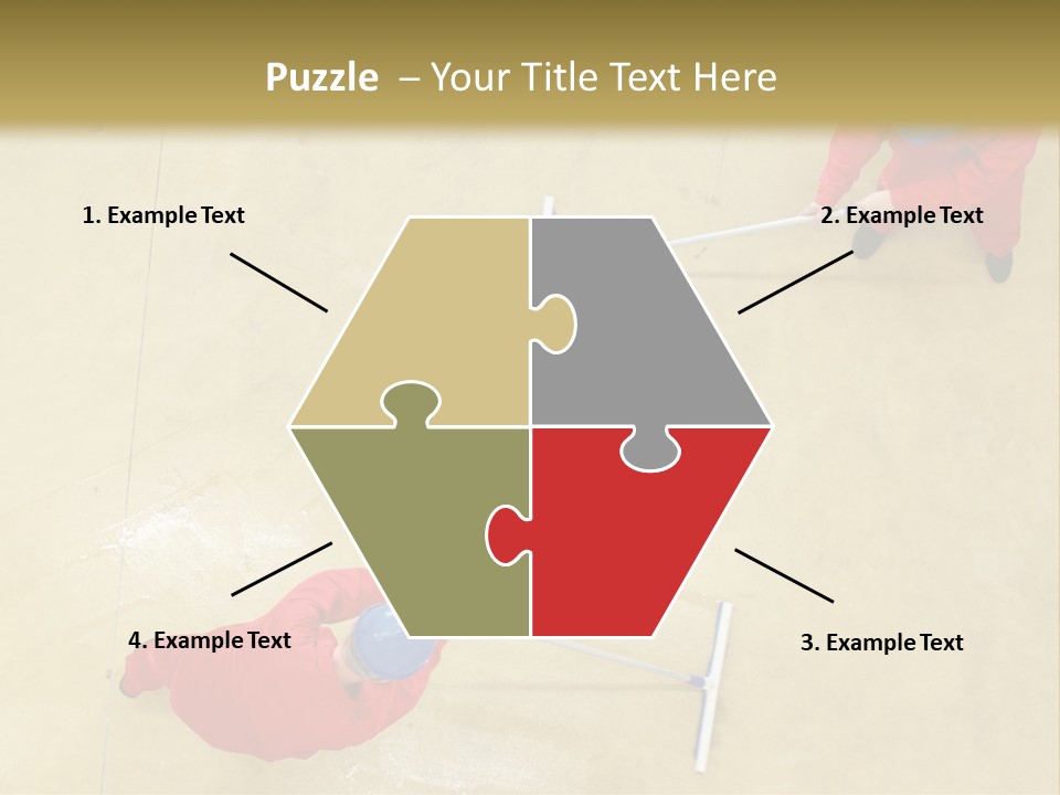 Together Wet Floor PowerPoint Template