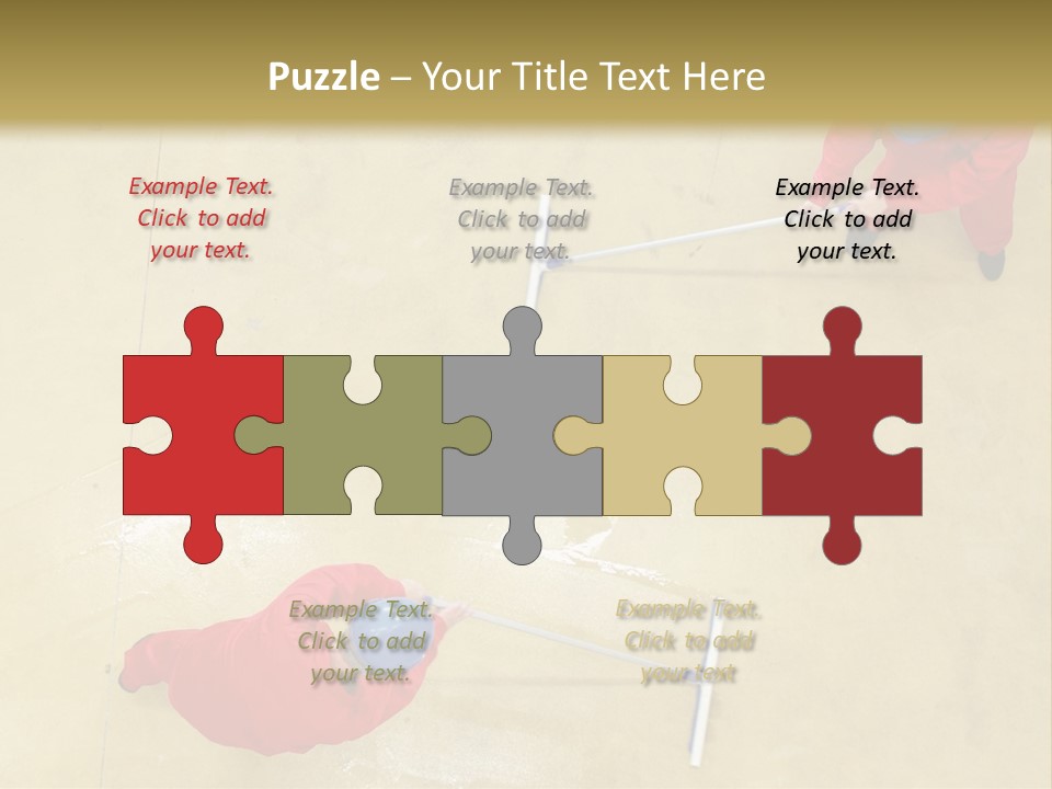 Together Wet Floor PowerPoint Template