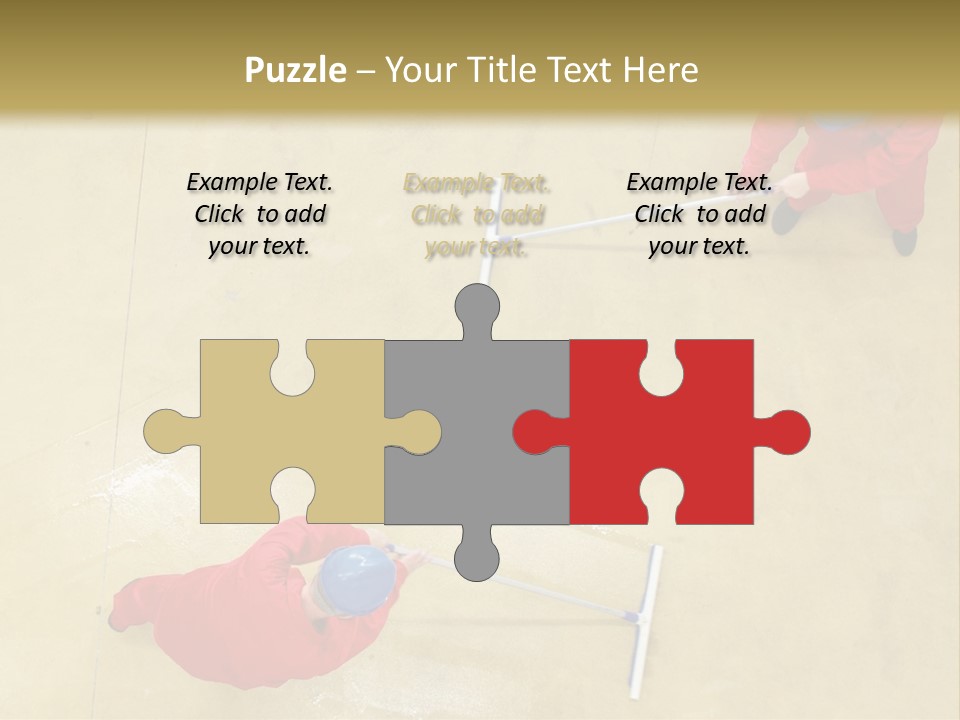 Together Wet Floor PowerPoint Template