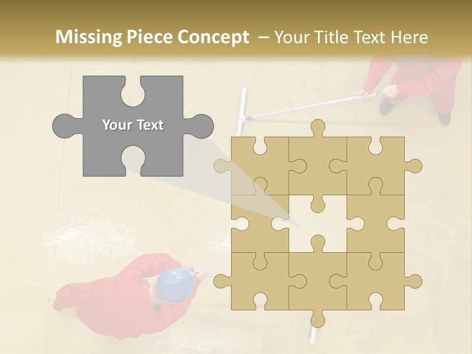 Together Wet Floor PowerPoint Template