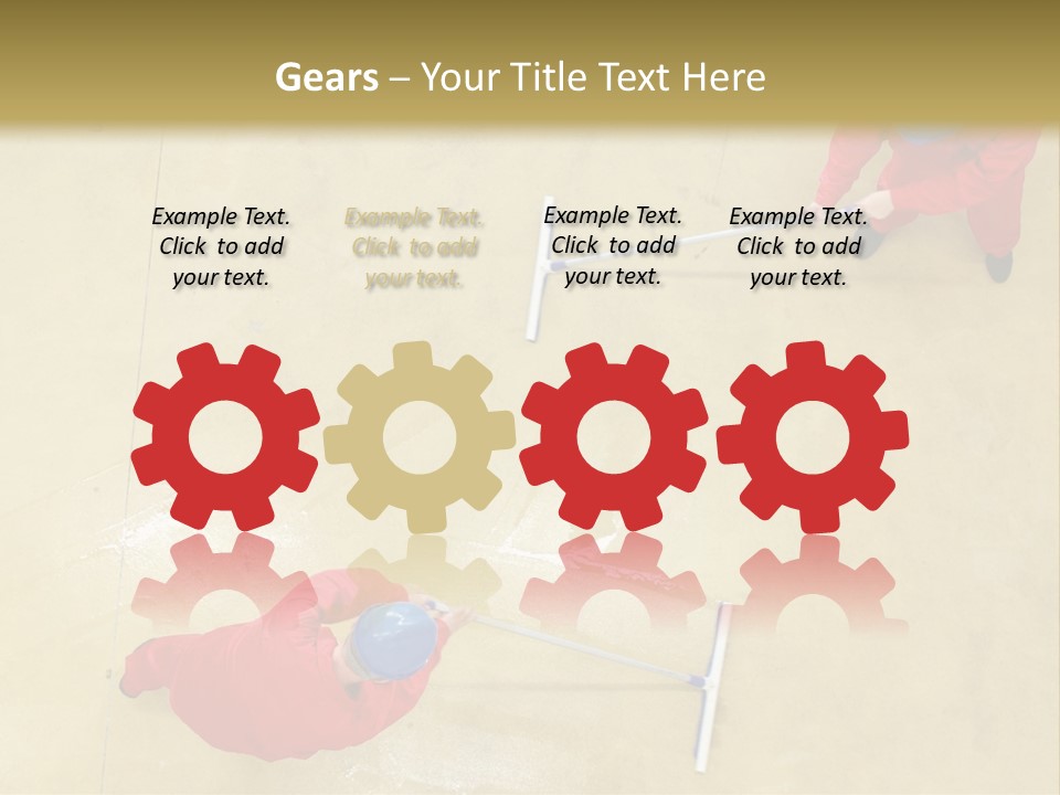 Together Wet Floor PowerPoint Template