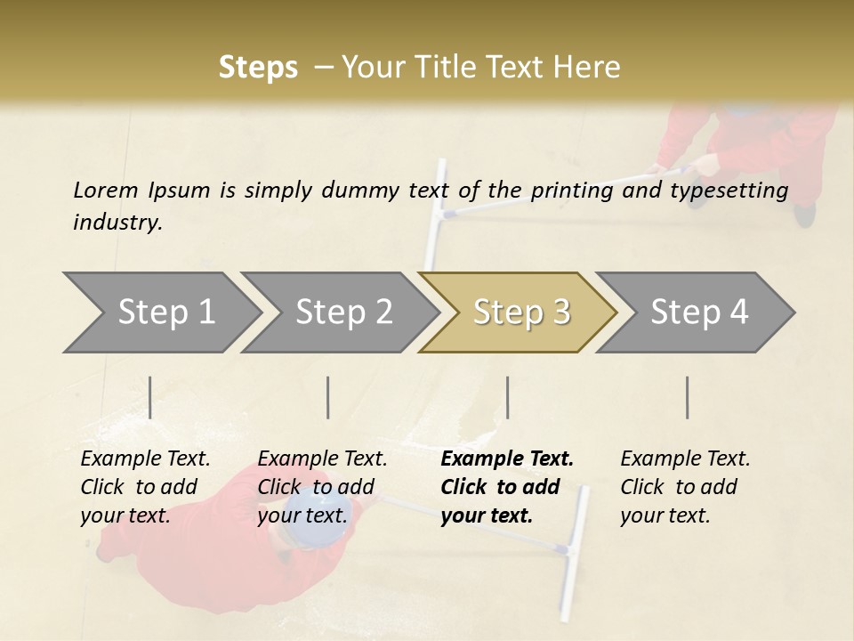 Together Wet Floor PowerPoint Template