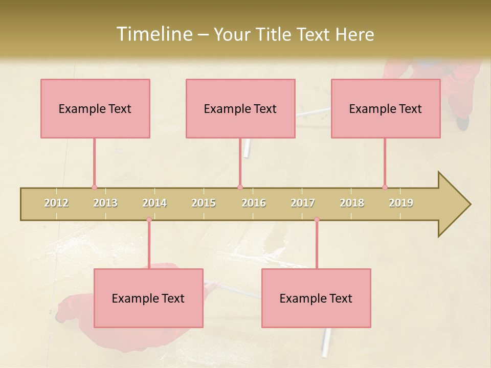 Together Wet Floor PowerPoint Template