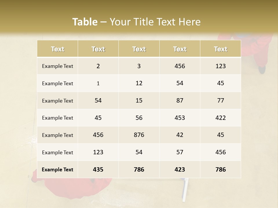 Together Wet Floor PowerPoint Template