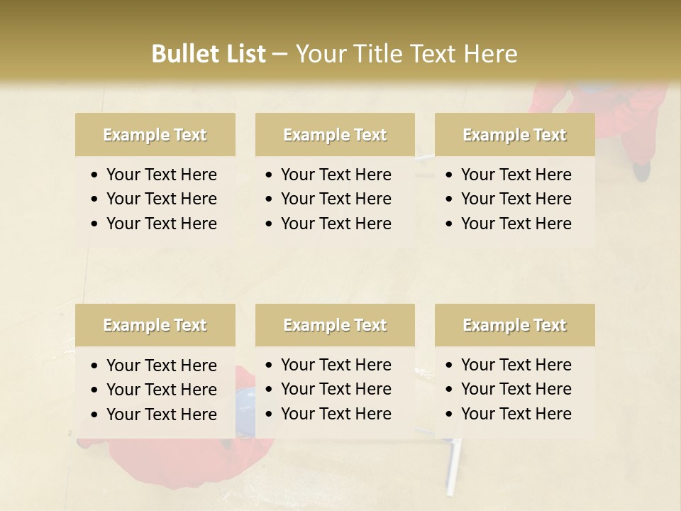 Together Wet Floor PowerPoint Template